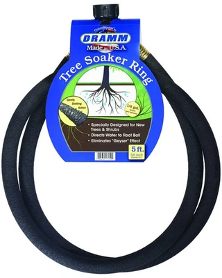 Dramm 10-17061 Black Premium Tree Soaker Ring 5 L ft. x 5/8 Dia. in. (Pack of 10 - Image 1 of 4