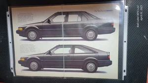 Honda Accord Lxi Bj 1986 Werbung Anzeige 2 Seiten Sammler Oldtimer 2-Türer - Bild 1 von 3
