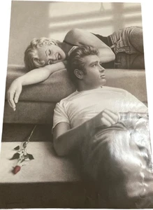 2009 B&W Marilyn Monroe & James Dean Wandposter Fotodruck Größe 22,5"x 34" - Bild 1 von 7