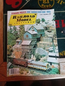 RARE Vintage December 1976 Railroad Model Craftsman Magazine - Picture 1 of 9