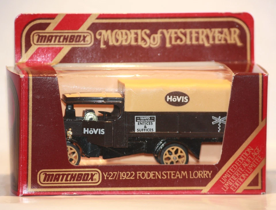Matchbox-Models of Yesteryear Y-27/1922 Foden Steam Lorry-Limited Edition-Neu - Bild 1 von 1