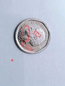 2018 Jamaica Norman Manley coin with errors very nice - Picture 1 of 14
