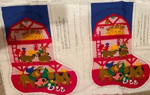 Medias Jumbo Panel de Tela Corte y Coser VIP Cranston NOCHE ANTES DE NAVIDAD - Imagen 1 de 3