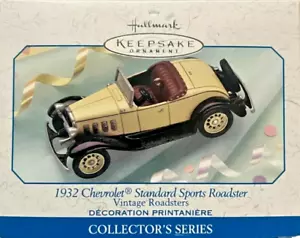 Hallmark Keepsake Ornament 1932 Chevrolet Standard Sports Vintage Roadster 1999 - Picture 1 of 3