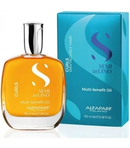 ALFAPARF SEMI DI LINO CURLS MULTI BENEFIT OIL 100ml - Picture 1 of 3