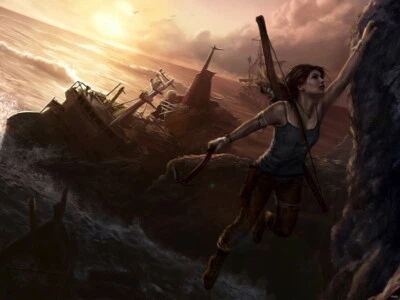 V5488 Tomb Raider Landscape Video Game Decor WALL POSTER PRINT UK - Image 1 of 4