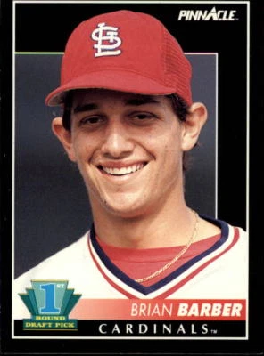 1992 Pinnacle #298 Brian Barber St. Louis Cardials Draft Pick - Image 1 of 2