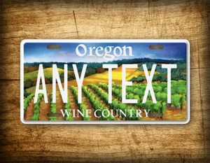 Placa Personalizada OregonWine Country CUALQUIER TEXTO 6x12 Personalizada - Imagen 1 de 6