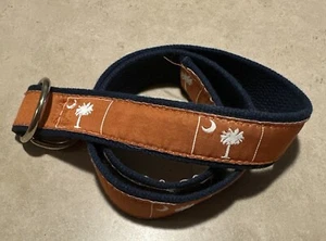 Orange South Carolina Palmetto Trees Men’s Small Belt - Picture 1 of 7