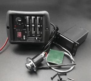 Für Yamaha Akustikgitarren-Tonabnehmer, 3-Band-EQ-Tuner Vorverstärker mit Endpin - Bild 1 von 7