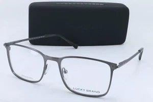 Lucky Brand VLBD317 Gunmetal Square Herren Vollrand 53-18-145 Brille Brillengestell - Bild 1 von 6