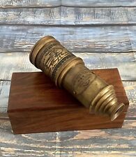 20" Brass Antique Finish Victorian Marine Spyglass Telescope W/Wooden Box Gift