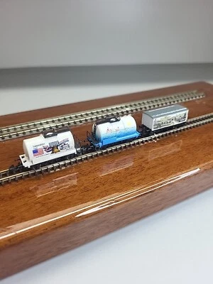 (3) Z Scale Marklin MINI-CLUB 2Tanks 1 Box Car  NO BOXES - Image 1 of 4