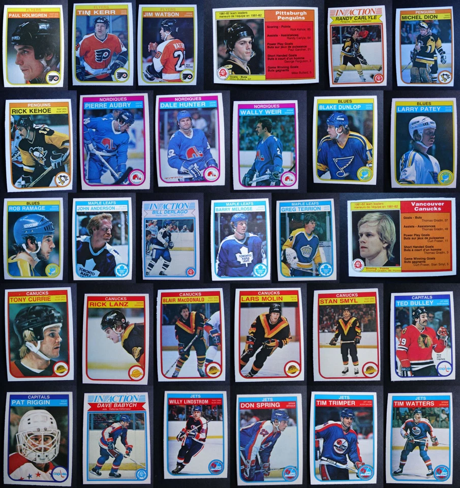 1982-83 O-Pee-Chee OPC Hockey Cards Complete Your Set U You Pick List 201-396 - Image 1 of 1