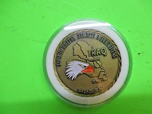 Iraqi Operation Freedom combined forces service challenge coin w/case - Picture 1 of 6