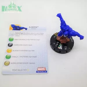 Heroclix Incredible Hulk Set A-Bomb #040 ¡Figura súper rara con tarjeta! - Imagen 1 de 1