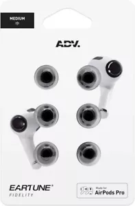 ADV Eartune Fidelity UF-A Premium Memory Foam Tips for AirPods Pro (Black) - Picture 1 of 9