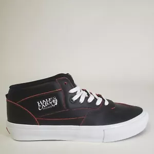 Scarpe da skate Vans Popcush mezza cabina in pelle nere punto rosso 508357 USA da uomo taglia 10 - Foto 1 di 12