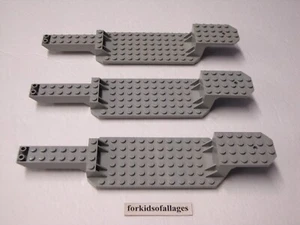 Lego 30184 Traktor Anhänger Basis 6x26 alt hellgrau -- 3 LKW Fahrzeugteile - Bild 1 von 2