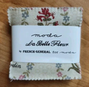 LA BELLE FLEUR French General Mini Charm Square Pack Moda - Picture 1 of 2