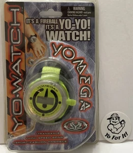 Vintage Yomega Fireball YoYo Watch Yellow Yo-Watch Hard To Find Rare NOS - Picture 1 of 7