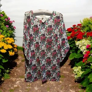 Victoria's Secret Night Shirt Gown Women's M/L Gold Label Vintage Floral NWT - Photo 1/9