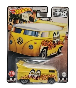 Hot Wheels 2021 Premium Boulevard Volkswagen Drag Bus Mooneyes VW Real Riders 25 - Picture 1 of 3