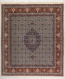 Moud Teppich Rug Carpet Tapis Tapijt Tappeto Alfombra Orient Perser Mahi Square - Picture 1 of 1