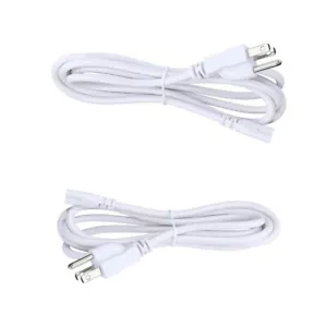 2FT 4FT US Power Cables For T5 T8 LED Tube Light Fixtures 3-Pin Plug Cord Wires - Picture 1 of 11