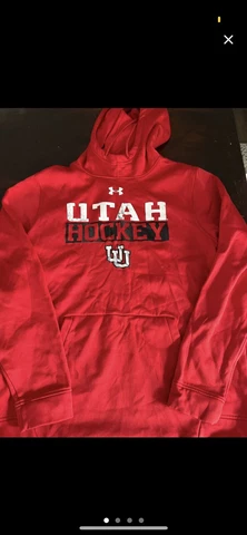 University of Utah Hockey Men’s Large Sweatshirt Under Armour UA Cover