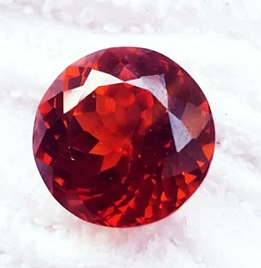 Piedra preciosa suelta certificada granate hessonita natural de 24,00 quilates con regalo gratis - Imagen 1 de 6