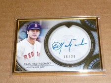2022 Topps Transcendent VIP CARL YASTRZEMSKI AUTOGRAPH/AUTO RED SOX 16/20 B5169
