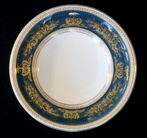 Beautiful Wedgwood Columbia Blue And Gold Cereal Bowl - Picture 1 of 3