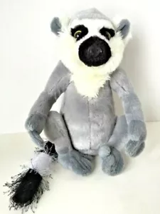 Ringschwanz LEMUR Plüschtier Kuscheltier WEBKINZ von Ganz HM369 ohne Code grau süß! - Bild 1 von 8