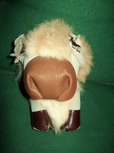 Vintage Leather & Fur Cow ? POLAND - Picture 1 of 2