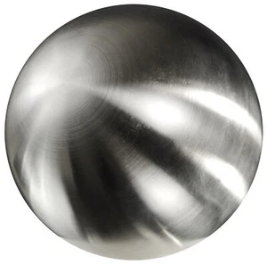 EDELSTAHL-KUGEL Edelstahlkugel, Gartenkugel, silber, matt gebürstet ca. 40cm - Bild 1 von 3
