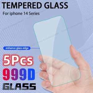 999D Tempered Glass Screen Film Protector For iPhone 14 13 Pro Max 12 11 XS XR 8 - Picture 1 of 20