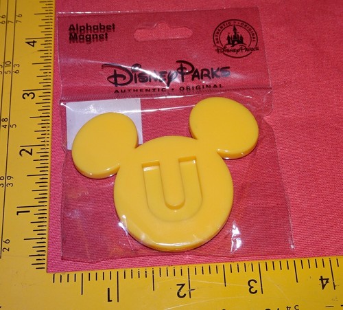 = NEW = YELLOW - U - LETTER = WALT DISNEY PARKS = MICKEY MOUSE ALPHABET ...