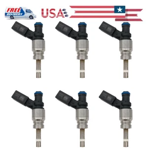 6Pcs 06E906036F Fuel Injectors For 2008-2012 Audi Q5 A4 A5 A6 2.0 2.8L 3.0L 3.2L - Picture 1 of 9