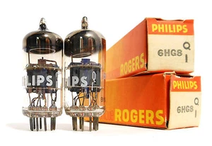 Match Codes PAIR Mullard Blackburn 6HG8 ECF86 Tubes Valves NIB for Philips - Picture 1 of 1