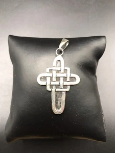 925 Sterling Silver Cross Pendant  - Picture 1 of 12
