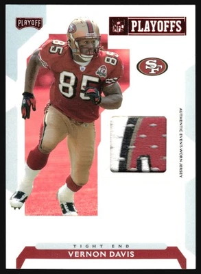2007 Playoff VERNON DAVIS Jersey Patch #B-6 - Image 1 of 2