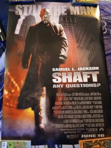 SHAFT Original One Sheet Movie Poster - 2000 SLIGHT DAMAGE AROUND THE EDGES - Picture 1 of 5
