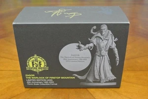 Minifigura miniatura Fighting Fantasy Zagor the Warlock edición limitada firmada - Imagen 1 de 1