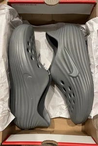 NIKE REJUVEN8 REACTX  Smoke Gray Clogs Slides Men US 11 NEW On Hand HV6050 002 - Picture 1 of 6