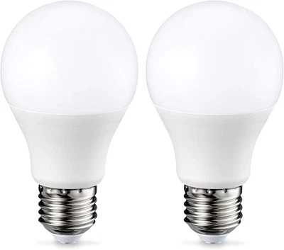 Lampadina LED E27, 9W (Equivalenti a 60W), Luce Bianca Calda, Dimmerabile, 2 Uni - Immagine 1 di 4