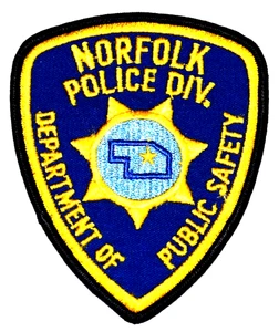 NORFOLK - DIVISIÓN DE POLICÍA - DEPARTAMENTO DE SEGURIDAD PÚBLICA - NEBRASKA NE Parche de policía MALLA DE COLECCIÓN - Imagen 1 de 2
