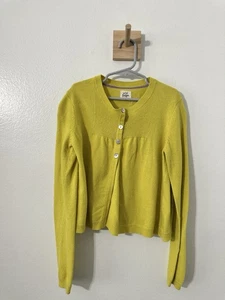 Cárdigan Mini Boden amarillo amarillo para niñas talla 9-10 años primavera 100 % algodón - Imagen 1 de 6