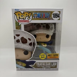 Funko Pop! Trafalgar Law #1894 GITD Glow in the Dark - One Piece - Hot Topic NIB - Picture 1 of 6