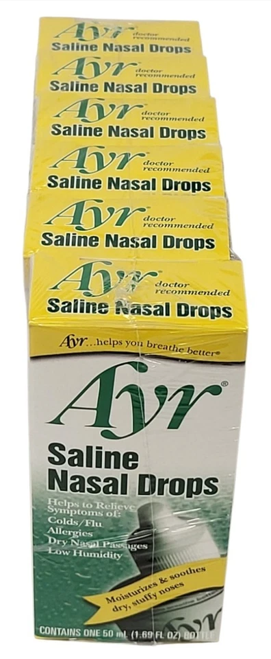 Ayr Saline Nasal Drops 50ml 302250382807t199